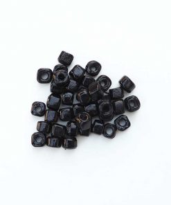cam boncuk siyah boncuk kucuk boy diy