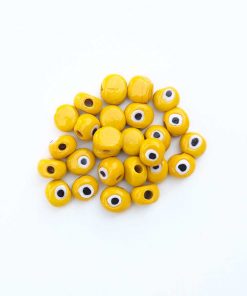 Nazar Boncuğu // Oval Model // SARI - Görsel 3