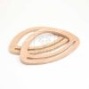 Doğal Ahşap Çanta Sapı - OVAL MODEL 18CM