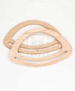 dogal ahsap canta sapi oval model 18cm ritzz canta aksesuarlari diy