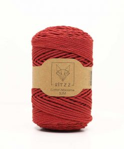 Ritzz Pamuklu Makrome SLIM // 034 // Chili Red