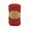 pamuk makrome ip kalin xl kilit ip el orgu ipleri chili red 034 ritzz