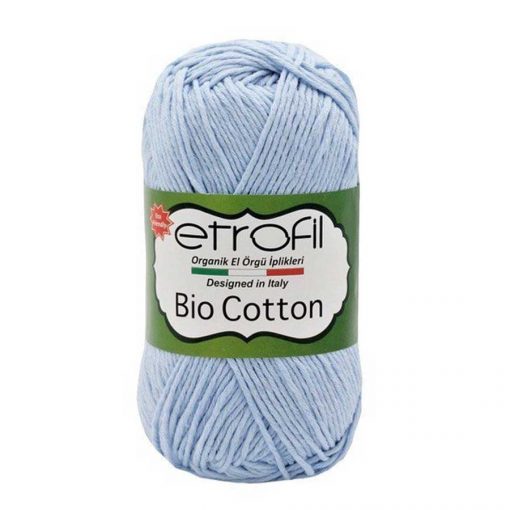 etrofil Bio Cotton 10201 Mavi pamuk orgu ipi ritzz diy
