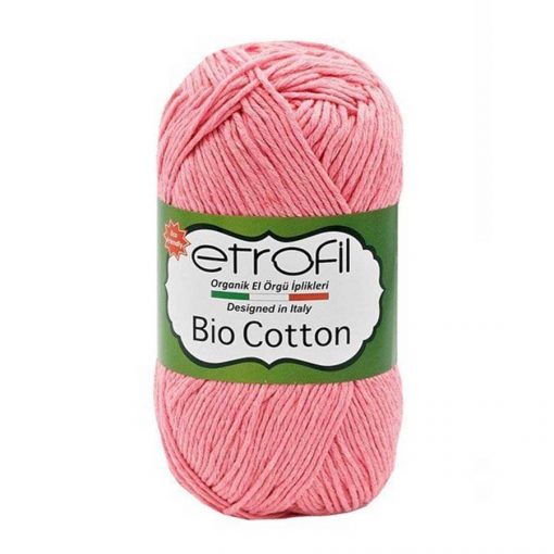 etrofil Bio Cotton 10403 seker Pembe pamuk orgu ipi ritzz diy
