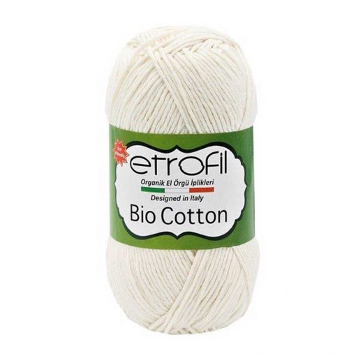 etrofil Bio Cotton 10702 Kemik pamuk orgu ipi ritzz diy