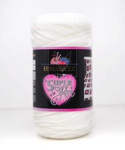 himalaya super soft yarn orgu ipi 200 gram beyaz 80801