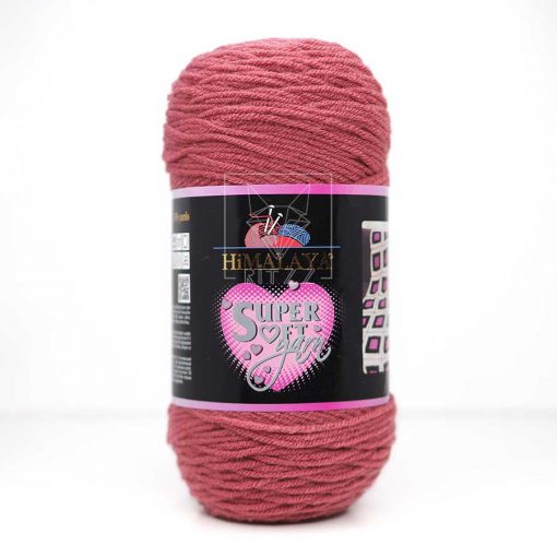 himalaya super soft yarn orgu ipi 200 gram gul kurusu 80810