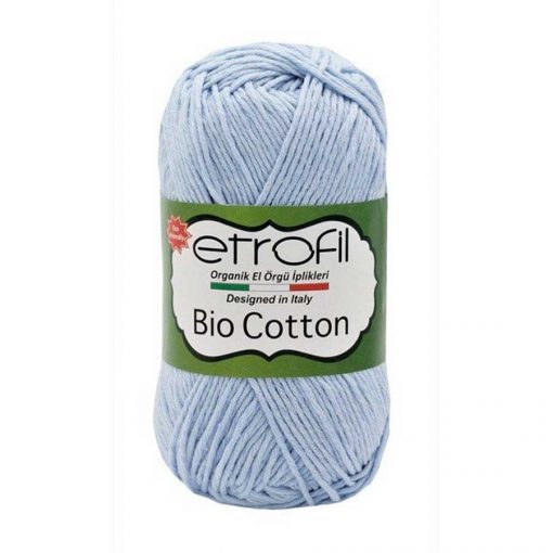 etrofil Bio Cotton 10202 Mavi pamuk orgu ipi ritzz diy