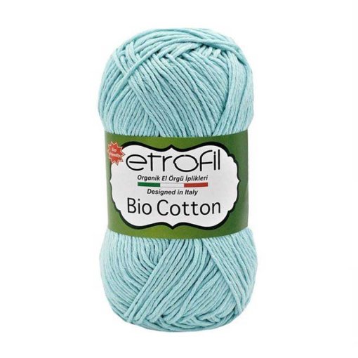 etrofil Bio Cotton 10405 Acik Mavi pamuk orgu ipi ritzz diy