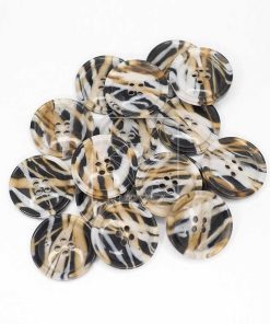 Alternative view of 4 Delikli Yuvarlak Yelek Düğmesi / 23MM / Y210