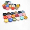 duz inci dugme 14mm pastel renkli dugme cesitleri ID210 diy