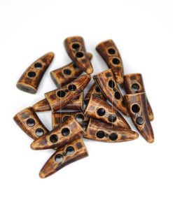 Alternative view of Küçük Boy Çoban Düğme 2 Delikli / 32MM / Kahvekırçıllı / C5015