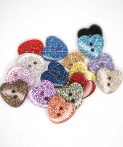 Alternative view of Simli Kalp Düğme / 2 Delikli / 16MM / SD220