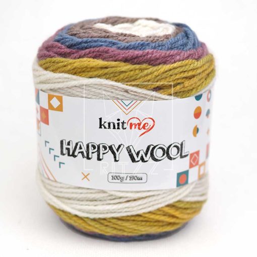 knit me happy wool degrade ebruli yun orgu ipi hw18 diy krem murdum mavi kahverengi bej tonlari