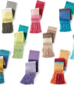knitme happy wool degrade ebruli yun orgu ipi battaniye atki model