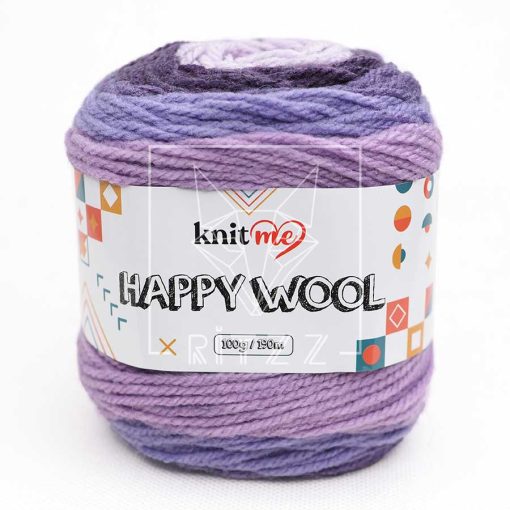 knitme happy wool degrade ebruli yun orgu ipi hw10 diy lavanta tonlari