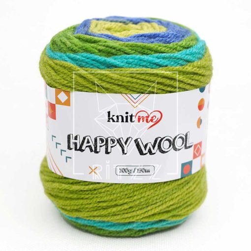knitme happy wool degrade ebruli yun orgu ipi hw12 diy fistik yesili tonlari