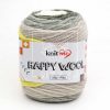 knitme happy wool degrade ebruli yun orgu ipi hw6 diy neon sari bej acik yesil haki krem tonlari