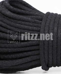 dolgulu pamuk kordon ip sepet supla canta ipi ritzz 020 siyah diy