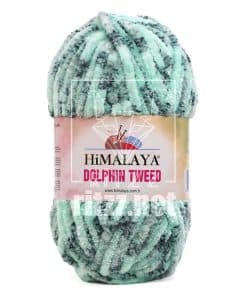 himalaya kadife ip dolphin tweed 92008 yesil kircilli