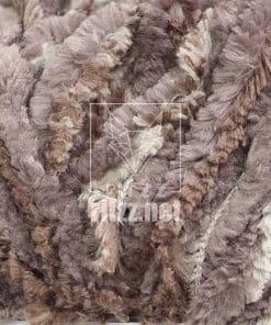 Alternative view of Gala Tüylü Kadife İp / Kahve Krem Vizon Ebruli (100G) / 18703