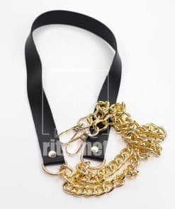 Premium Kalite Zincirli Çanta Sapı Deri Gold / 20MM 10 Premium Kalite Zincirli Çanta Sapı Deri Gold / 20MM - Görsel 4