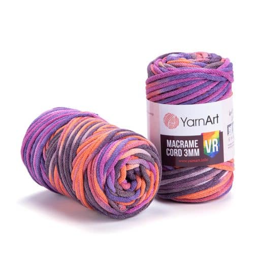 YARNART MACRAME CORD 3 MM VR 922