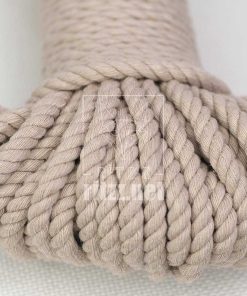 Alternative view of 5mm // 3 Büküm // Pamuk Halat İp // KOYU BEJ