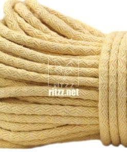dolgulu pamuk kordon ip sepet supla canta ipi ritzz 028 acik sari detay