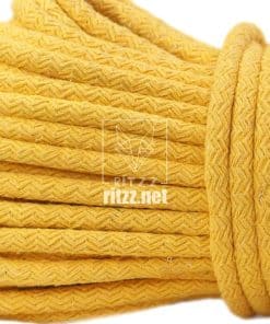 dolgulu pamuk kordon ip sepet supla canta ipi ritzz 029 hardal sari detay