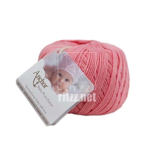 anchor baby pure cotton 409 seker pembe