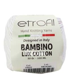 Alternative view of Etrofil Bambino Lux Cotton 70022 Beyaz