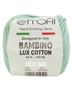 Alternative view of Etrofil Bambino Lux Cotton 70412 Su Yeşili