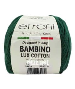Alternative view of Etrofil Bambino Lux Cotton 70429 Zümrüt