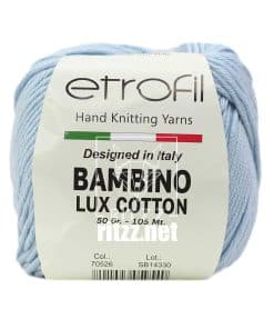 Alternative view of Etrofil Bambino Lux Cotton 70526 Buz Mavi