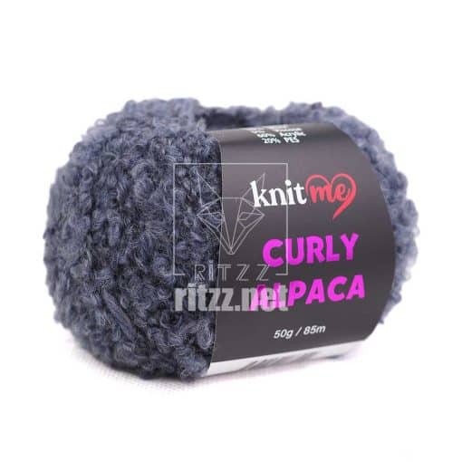 knit me alpaca curly kc07 denim