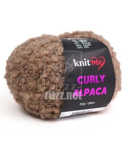 knit me alpaca curly kc10 kahverengi