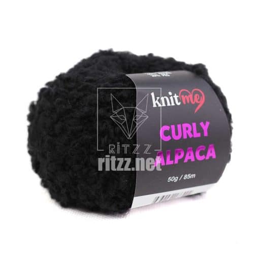 knit me alpaca curly kc12 siyah