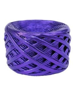 ritzz leather deri ip mor dergi gorunumlu ip
