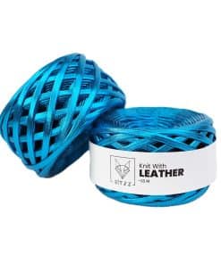 ritzz leather deri ip turkuaz