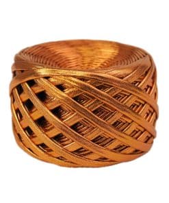 ritzz leather deri ip turuncu dergi gorunumlu ip