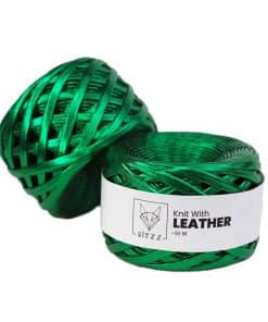 ritzz leather deri ip yesil