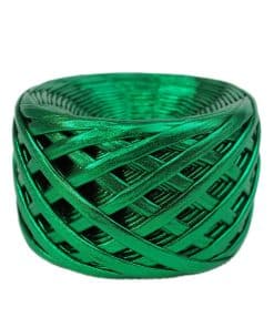 ritzz leather deri ip yesil deri gorunumlu ip