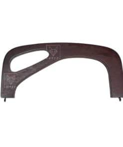ahsap canta bursu miknatisli m19 25cm kahverengi