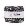 Ritzz Leather Leopard Deri Görünümlü İp Siyah