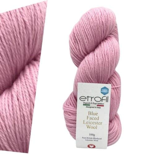 etrofil blue faced leicester wool 73227 pale pink