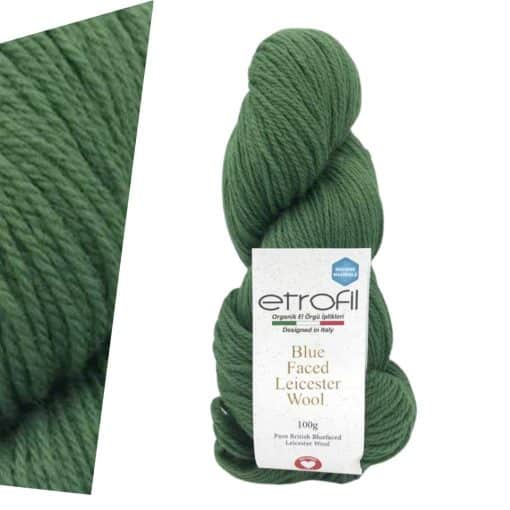etrofil blue faced leicester wool 75177 dill