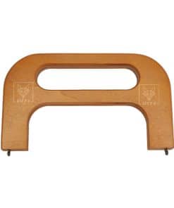 kare ahsap canta bursu 24cm ceviz