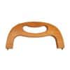 miknatisli ahsap burs oval model 25cm ceviz