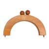 oval ahsap canta bursu 20cm ceviz